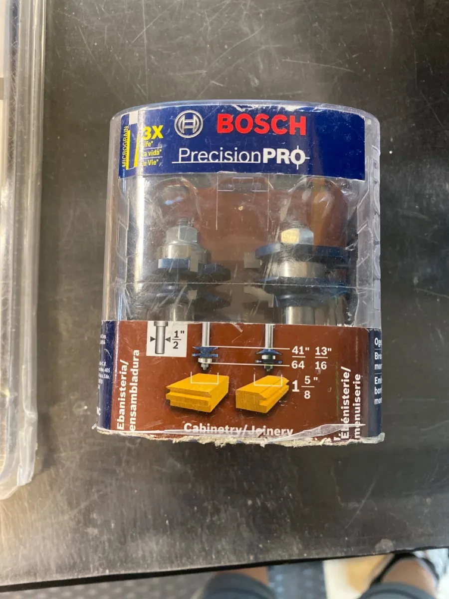 Bosch Precision Pro Cabinetry/Joinery Router Bits