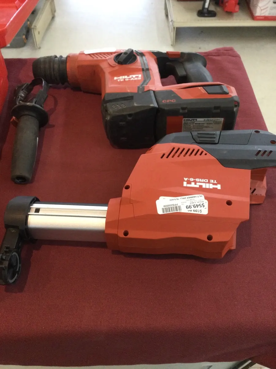 Hilti TE 6-A22 Cordless Rotary Hammer with 2 Batteries & Charger