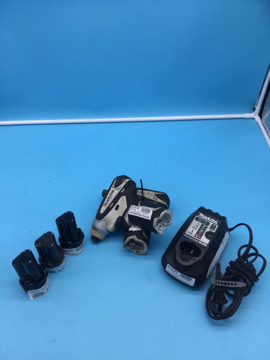 Makita 12V Drill & Impact Driver Set with 3 Batteries & Charger