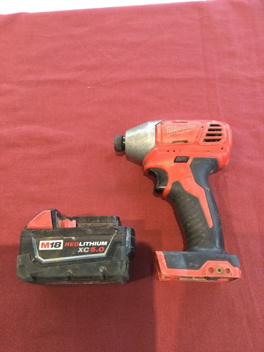 Milwaukee 2658-20 M18 Impact Wrench with 5.0Ah Battery, No Charger