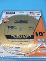 Ridgid 10" Porcelain Tile Diamond Blade CJ10P Drill Bit Set photo 3
