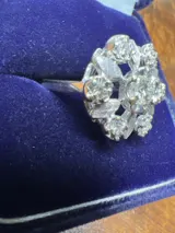 Lady's Diamond Fashion Ring 7 Diamonds .48 Carat T.W. 14K Yellow Gold photo 2