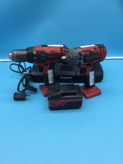 Snap-on 18V Drill & Impact Set with Battery & Triple Port Charger