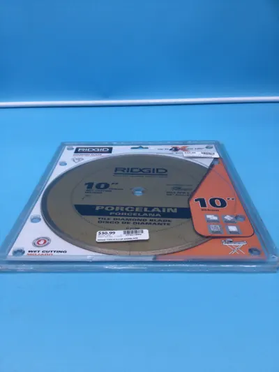 Ridgid CJ10P 10" Porcelain Tile Diamond Blade