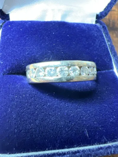 Lady's Diamond Solitaire Ring 10 Diamonds 1.00 Carat T.W. 14K Yellow Gold