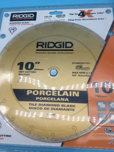 Ridgid Tools Saw Blade Model CJ10P