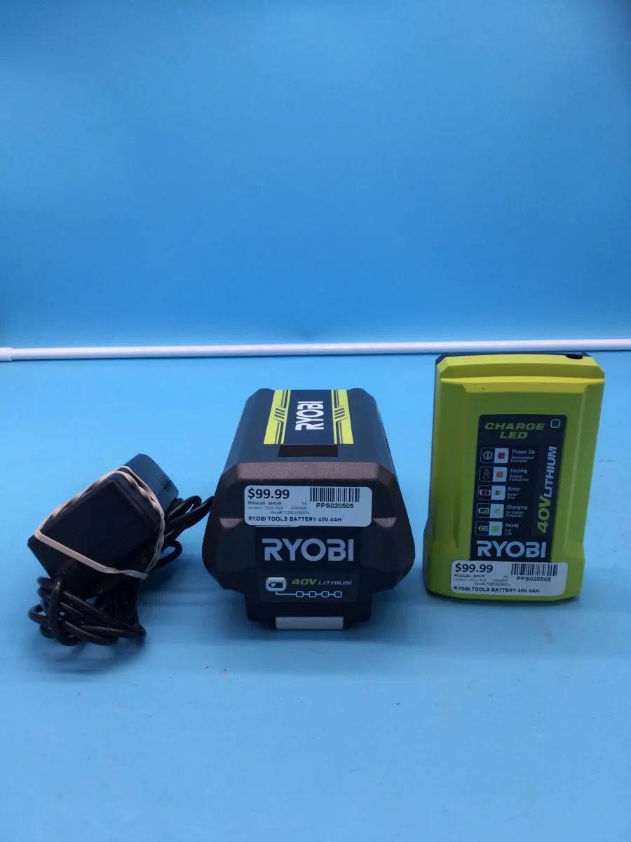 Ryobi 40V 4.0Ah Battery with Charger