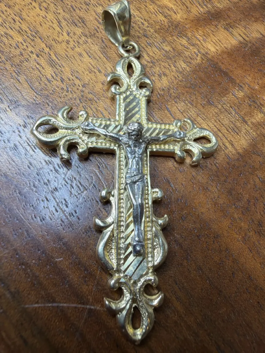 Cross Pendant14K Yellow Gold 4.26dwt