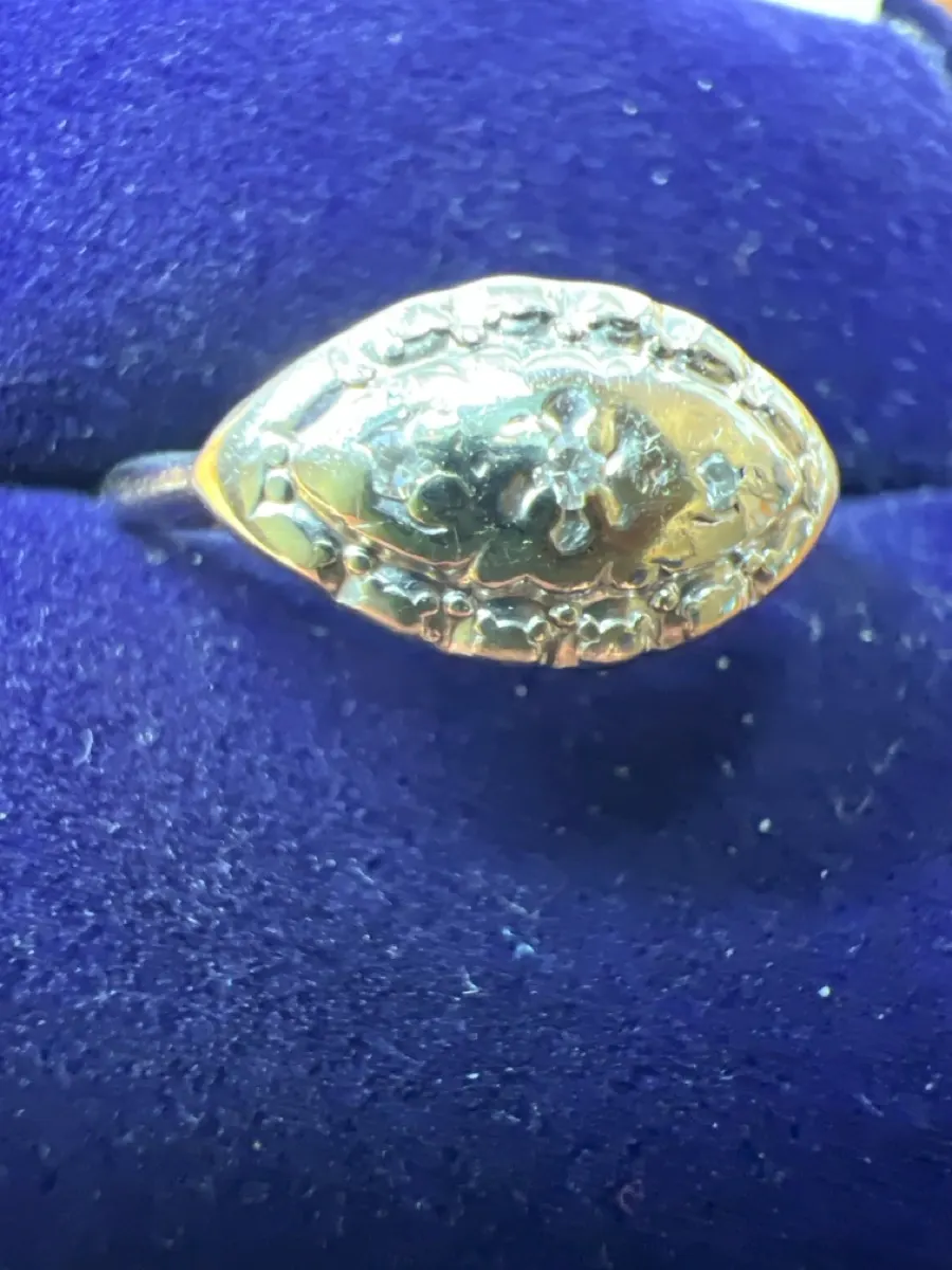 Lady's Diamond Fashion Ring 3 Diamonds .015 Carat T.W. 14K White Gol
