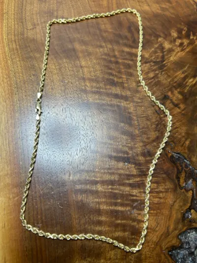 22" Gold Chain 10K Yellow Gold 10dwt