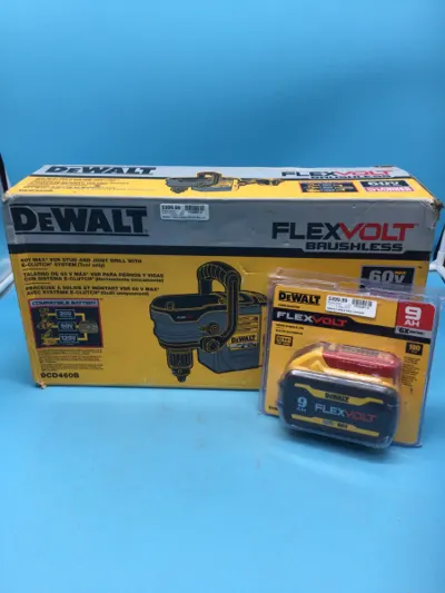 Stud and Joist Drill DeWalt Model DCD460B with Battery
