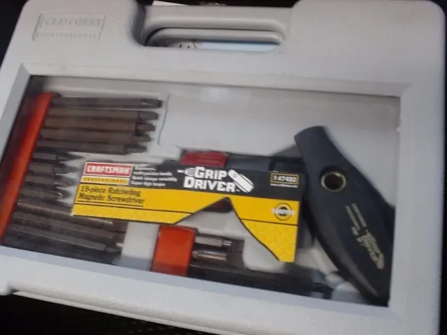 19PC Craftsman Ratcheting Magnetic Screwdriver