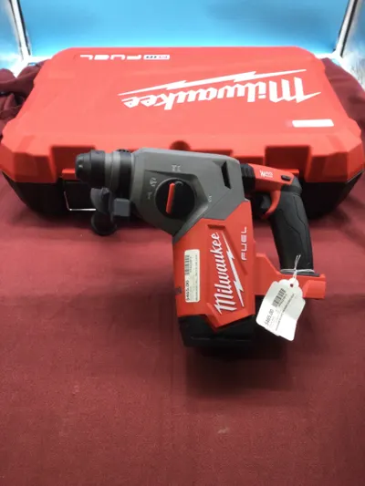 Milwaukee Rotary Hammer Sds Plus with 2 Batteries Charger Case Used