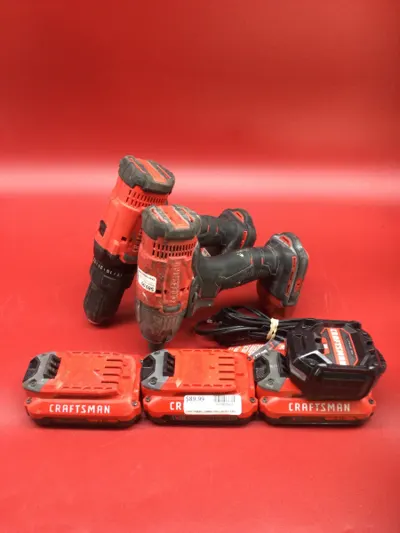 Craftsman CMCD700/CMCF800 20V Drill & Impact Driver Combo with Extra Battery