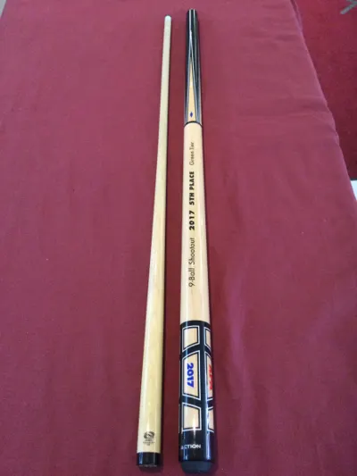 Action Apa Pool Cue with Pure X Shaft Used