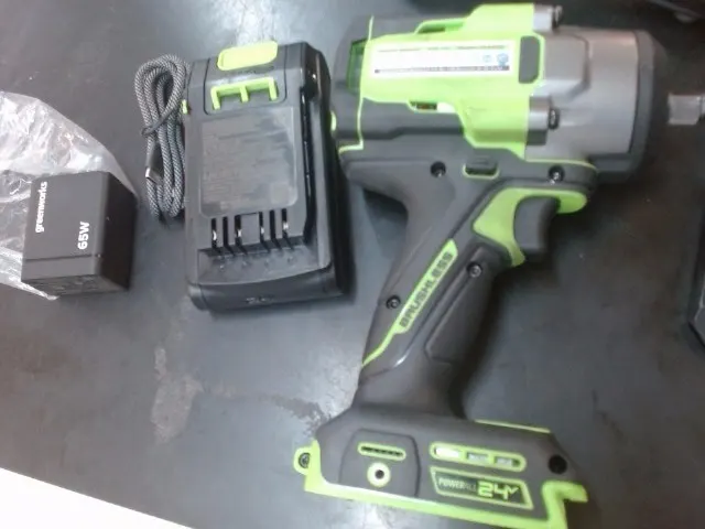 Greenworks Impact Wrench with Battery & Charger