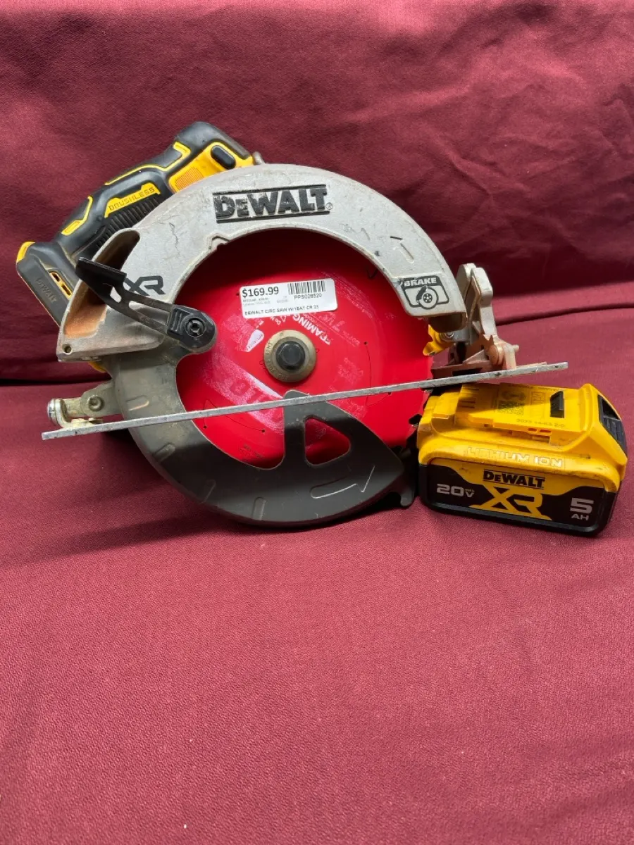 DeWalt 20V Circ Circular Saw with 1BAT