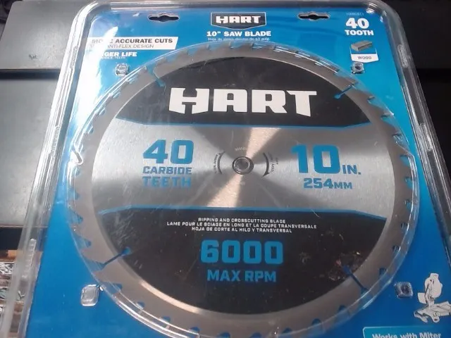 Hart 10" 40-Tooth Circular Saw