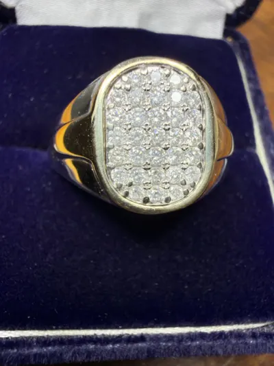 Gent's Diamond Fashion Ring 31 Diamonds .31 Carat T.W. 10K Yellow Go