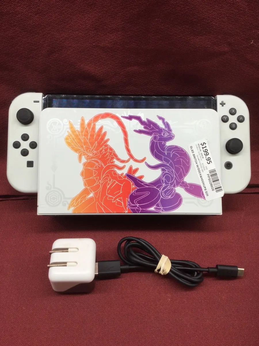 Oled Nintendo Switch Handheld with Dock&Hookups